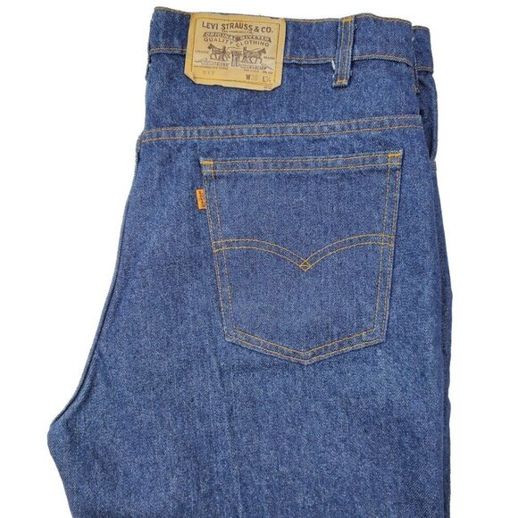 Levi's Vintage Orange Tab 517 Jeans Made in USA Men's "38x34" Actual 36x34 NWOT - Picture 5 of 12